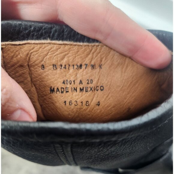 Frye Women's Sz. 8B Portia Harness Short Black Leather Boots NWOT - Picture 4 of 8